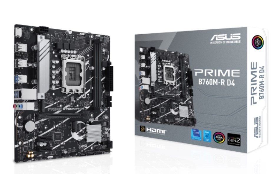 Материнська плата Asus Prime B760M-R D4 Socket 1700